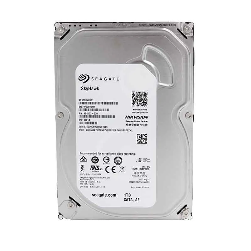 Disco Sólido Interno Seagate SkyHawk de 2TB, 3.5" y 5900 RPM para DVR y RAID