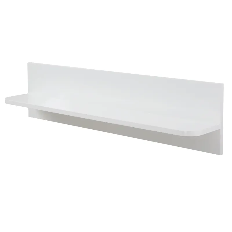 Estante de pared 'Retro 2', funciona con con la cómoda de la serie, estante para habitación infantil, blanco