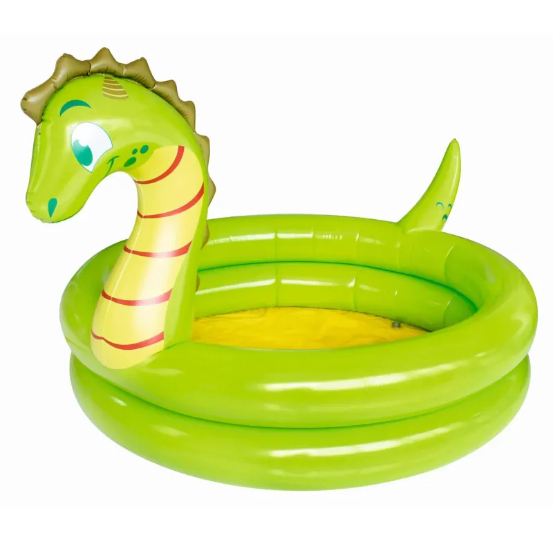 Piscina de dragón para niños de 2 ños en adelante, 65.5 x 52.5 x 37 pulgadas