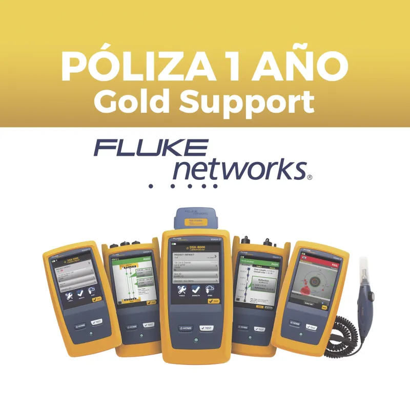 Poliza de 1 ño de Soporte Dorado Para Certificador DSX2-5000INT