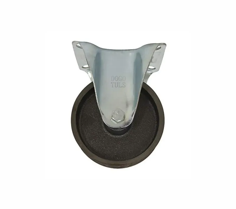 Rodaja de Fierro Fija con Placa 2 1/2", Dogotuls ZF5010