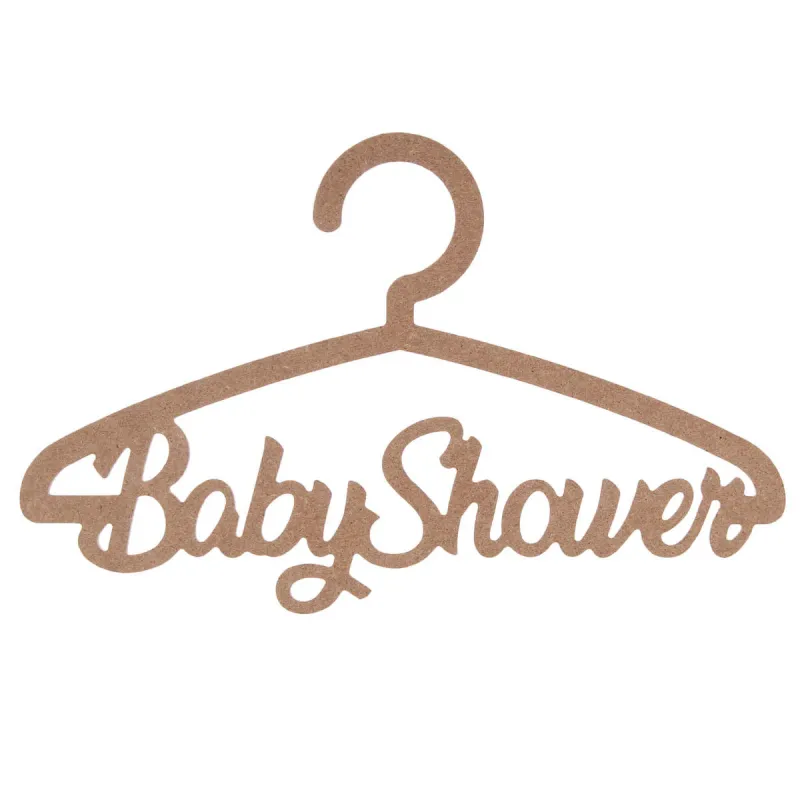 Art.10187 Gancho Baby Shower 24.5x38cm 1pz Natural