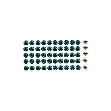 Art.10382 Piedra Optima Colores SS8.5 (2.4mm) 144pz Turquesa
