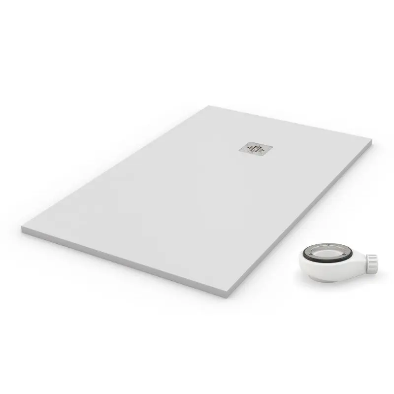 Toalla de Microfibra Plato de ducha genuino blanco - 80x170cm - resina con cargas minerales