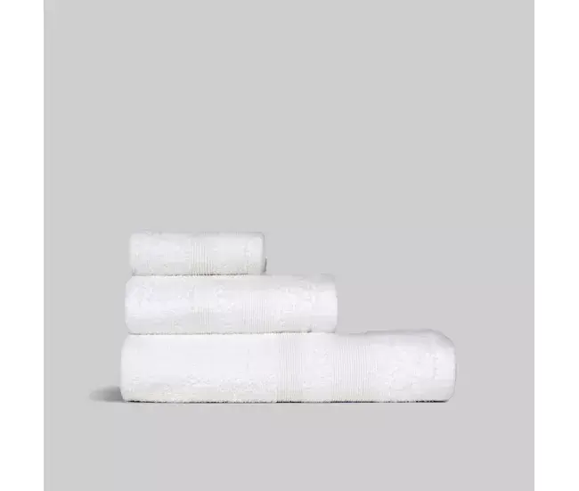Algodón Egipcio Premium Toalla Ducha (70x140cm) Blanco Donegal Collections