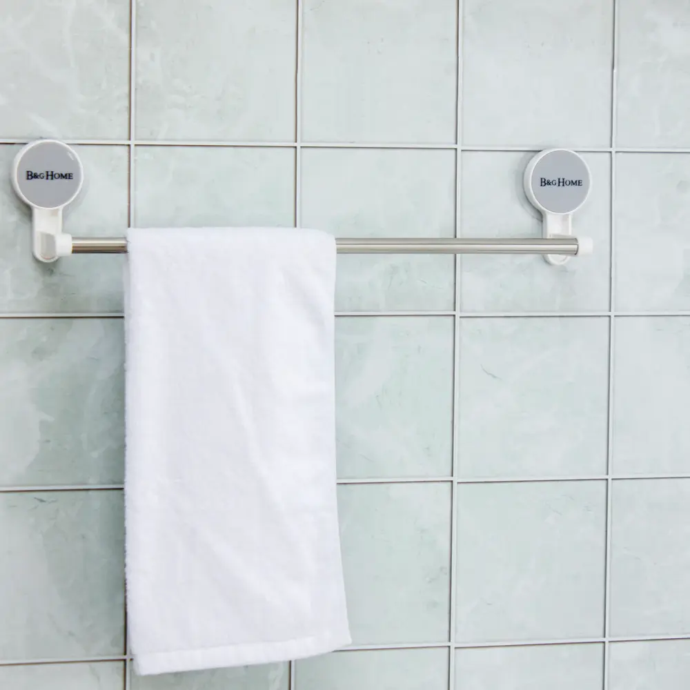 Toalla de Baño de Algodón Toallero con Ventosa de pared, Toalla de Mano.