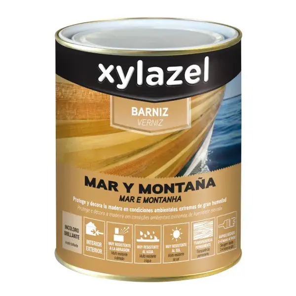 Barniz mar/montañ incoloro xylazel 4 l