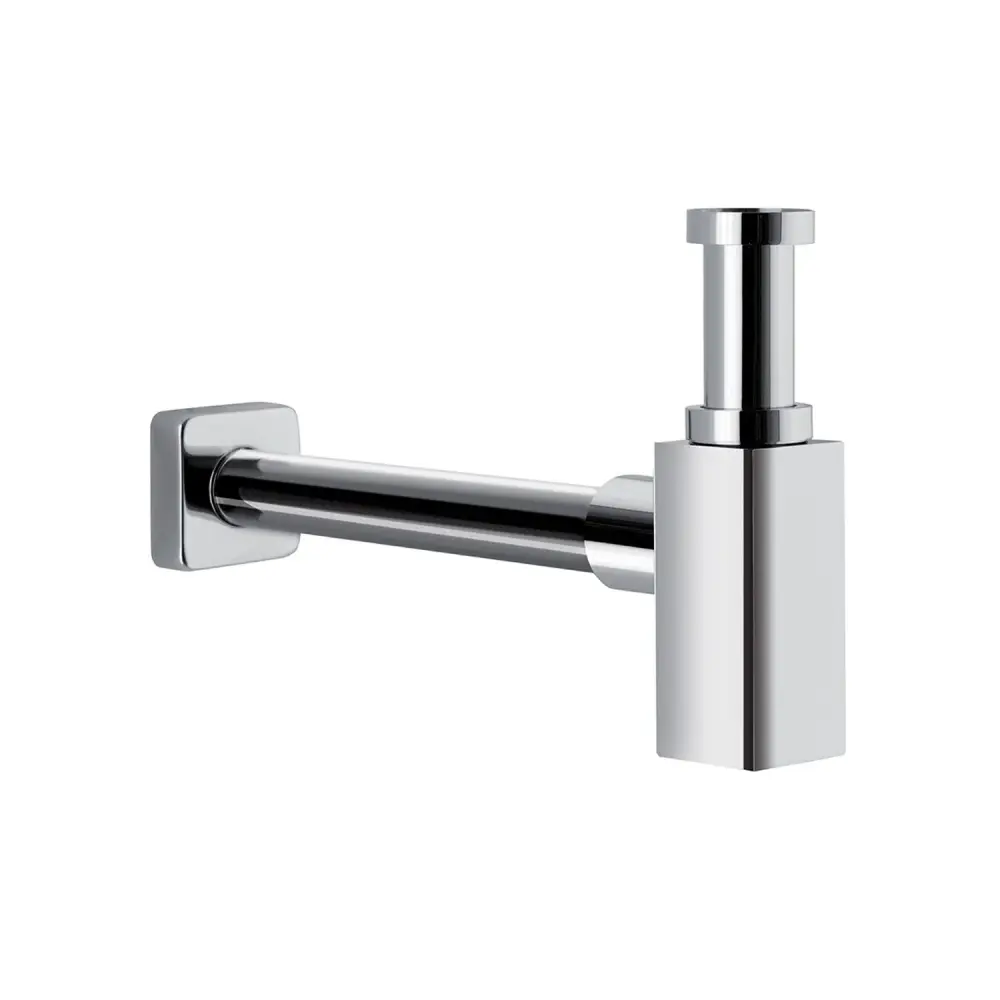 Sifone quadro da arredo ottone