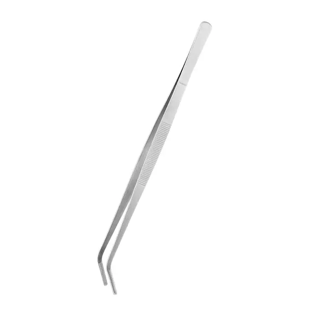 Pinza de Presicion Curva P/Cocina 22 cm Acero Inoxidable
