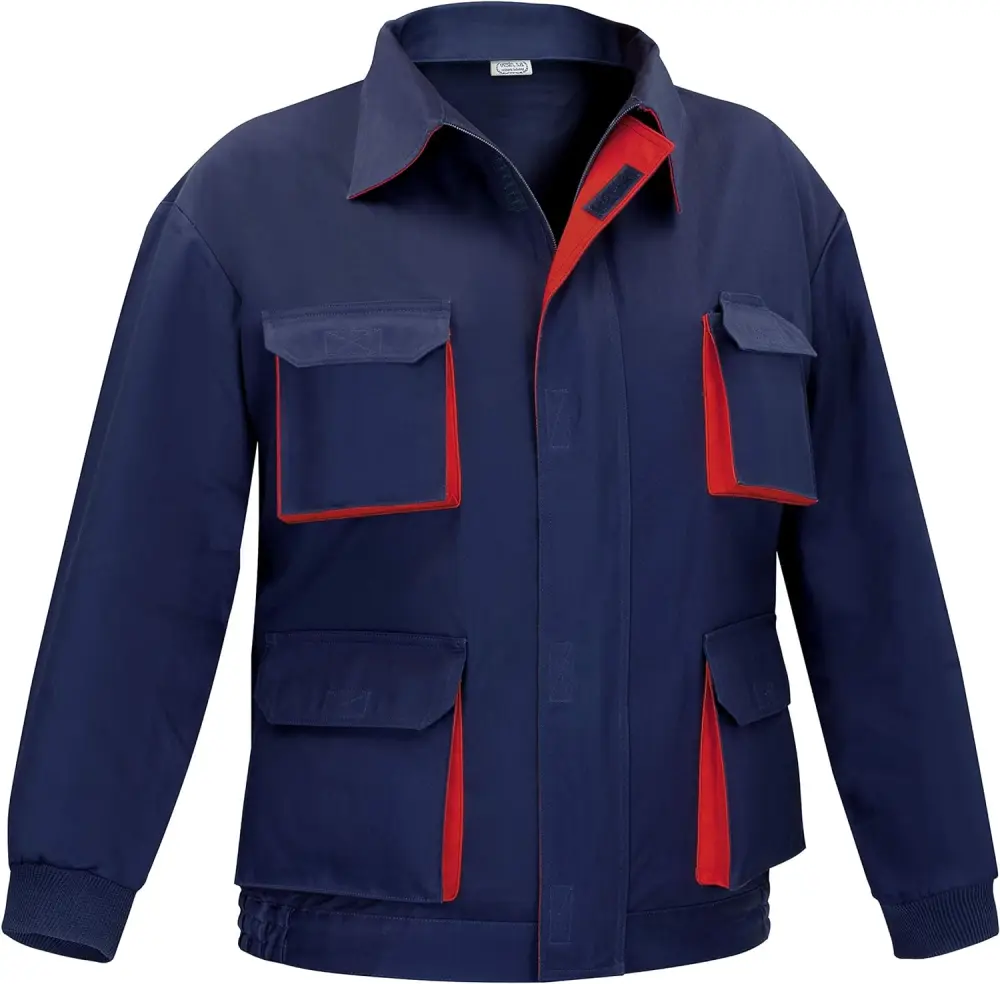 Cazadora tergal con cremallera azul azulina l-500 talla 62