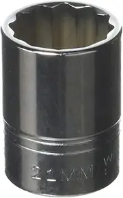 Dado Corto De 12 Puntas, 21mm X 1/2", Williams STM-1221