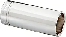 Dado Largo De 6 Puntas, 1" x 1/2", Williams SD-632