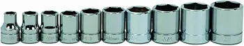 Juego De Dados De 3/8", Williams WSB-10HRC