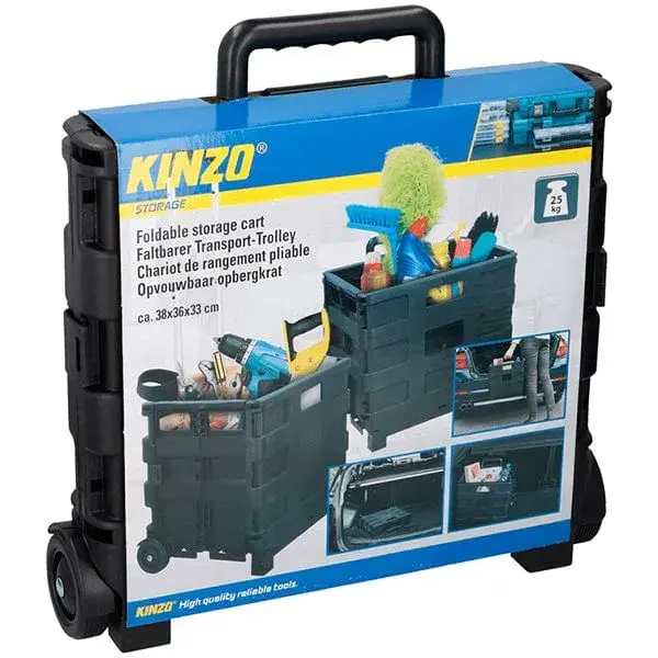 Carro multiusos plegable con 4 Cucharas
