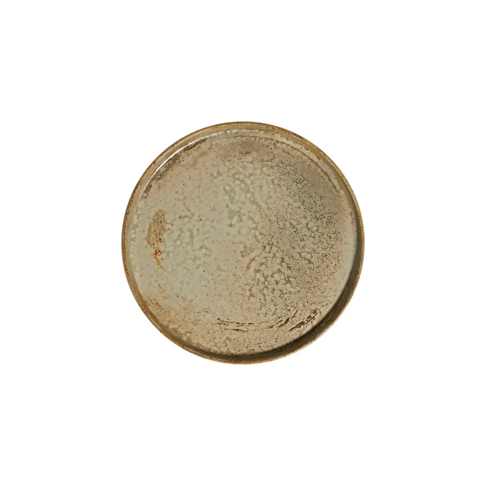 Plato Redondo C/Borde Elevado 21 cm Fall Sage