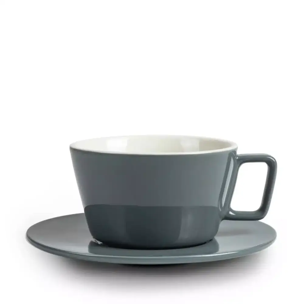 Set de taza y platillo Peakabrew Latte - 350 ml