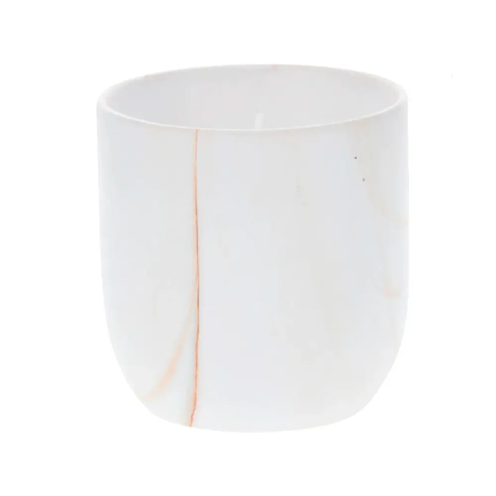 Vela aromática textura mármol Ø9 cm