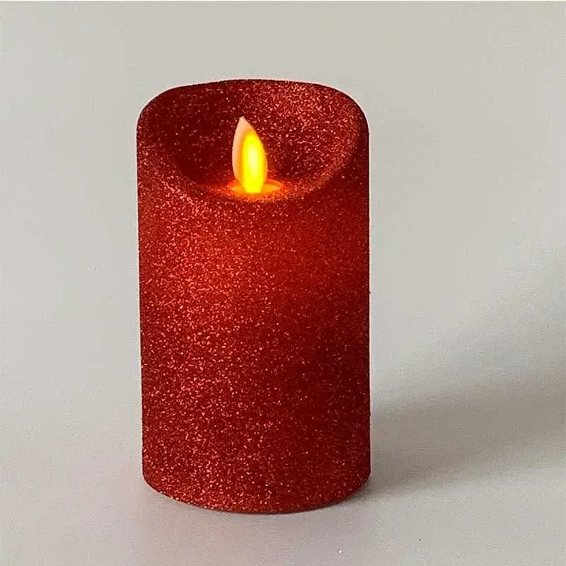 Vela de luz LED glitter