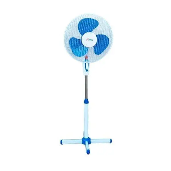 Pack 2 ventiladores de pie 16" Helios blanco con Temporizador y 3 Velocidades