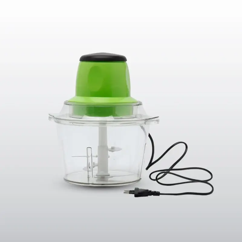 Acero Inoxidable Picadora Eléctrica de Alimentos 300W | Perfecto para Verduras, Frutas y Más 🥦🍅
